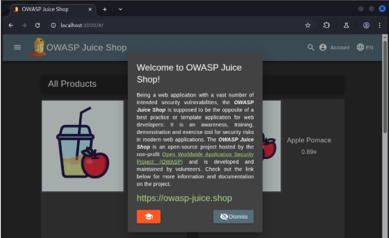 Owasp juice shop