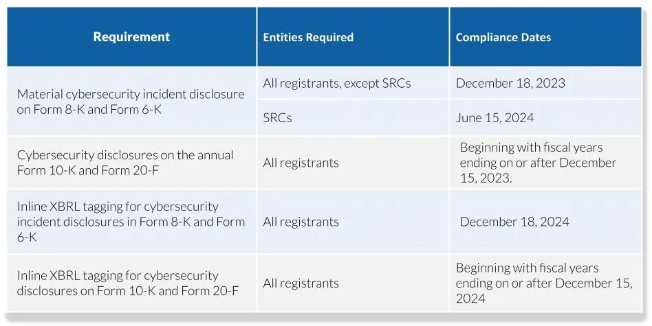 New SEC Rules Disclosures on Cybersecurity Risk Management Strategy Governance and Incident Scrubbed v7