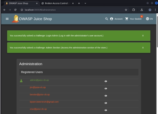 Owasp juice shop 2