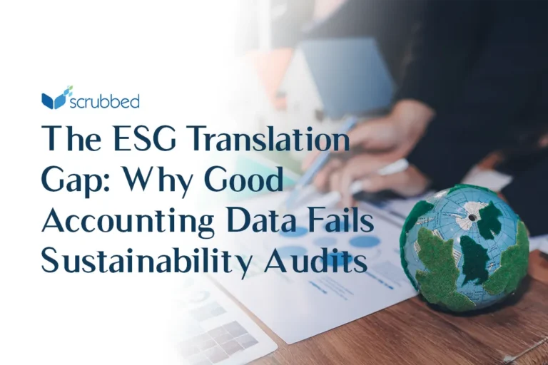 The ESG Translation Gap: Why Good Accounting Data Fails Sustainability Audits